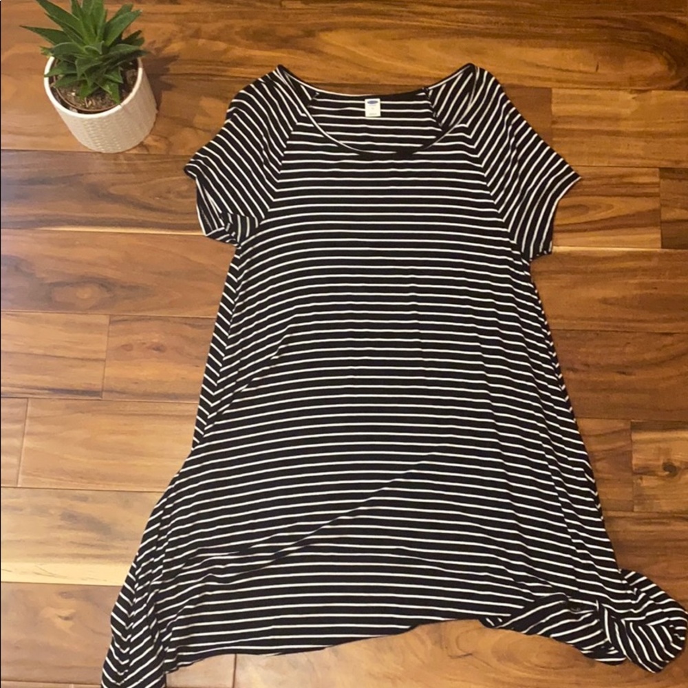 Old Navy Striped Swing Dress
